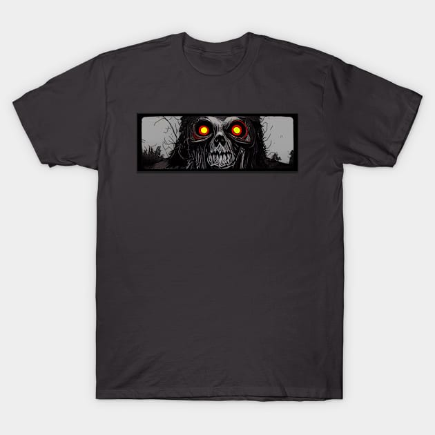 Evil Eye Zombie T-Shirt by Atomic City Art